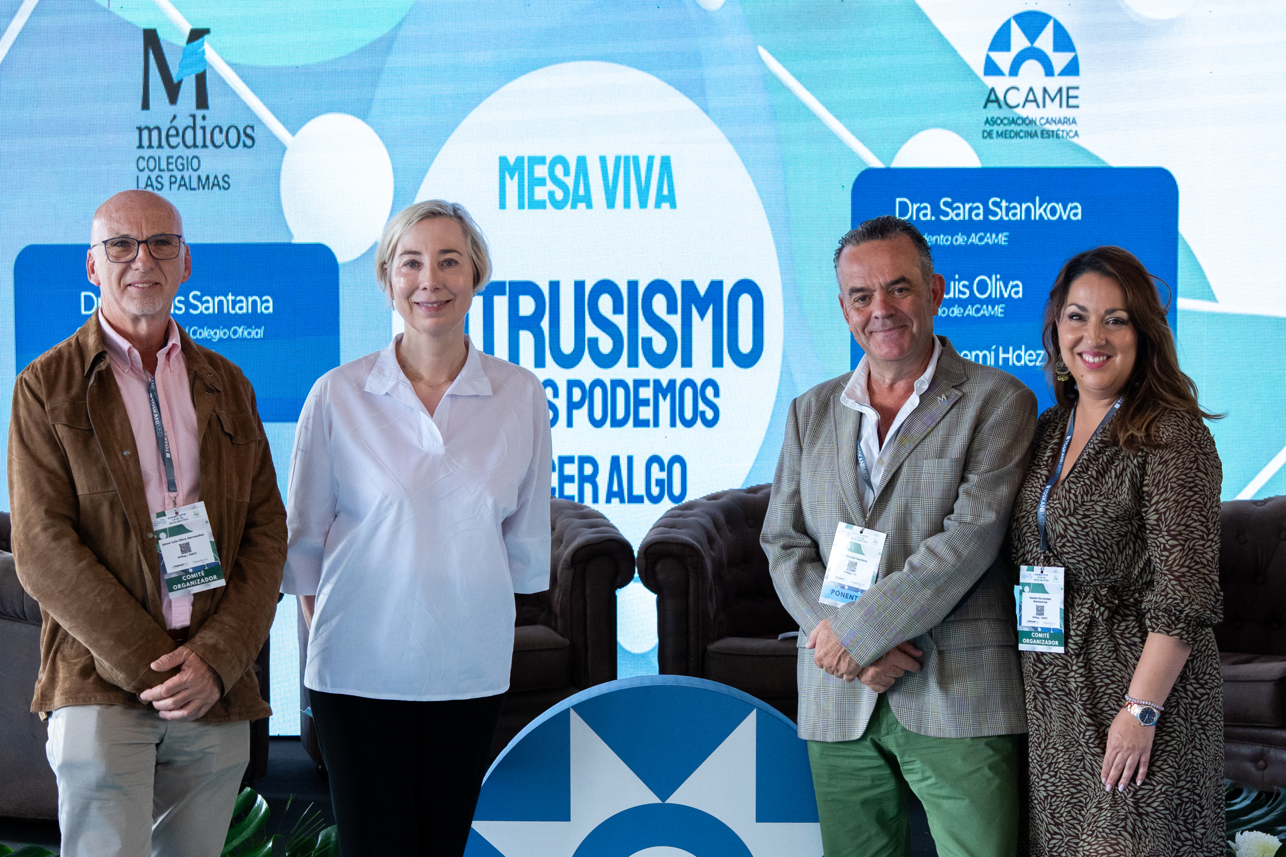 Mesa Viva sobre intrusismo en medicina estética en ACAME Conecta 2025